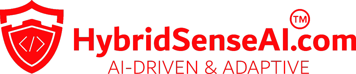 HybridSense AI vertical logo